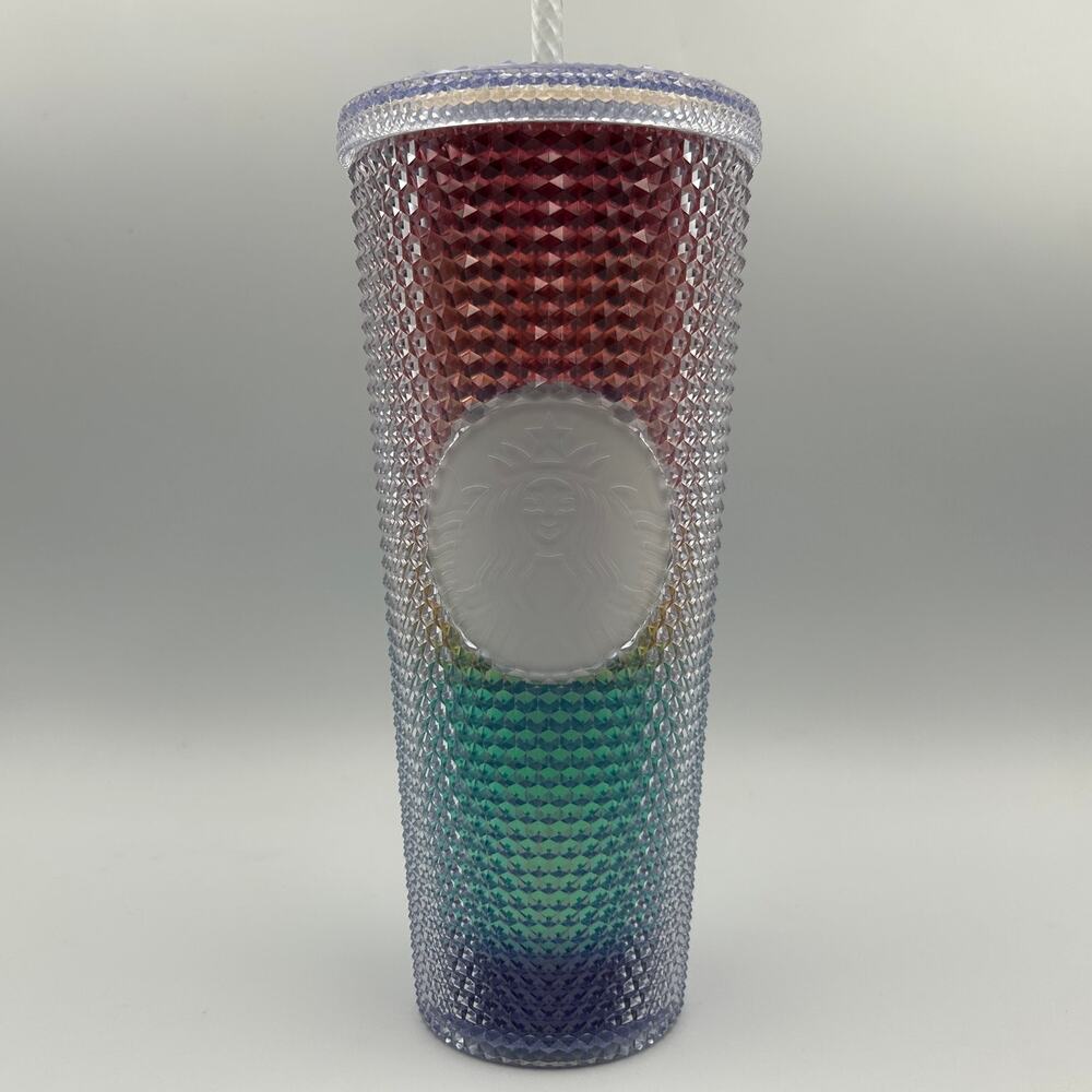 Starbucks Rainbow Studded Tumbler 24oz Limited Edition